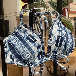 Two piece bikini. Worn once in private swimming pool.
